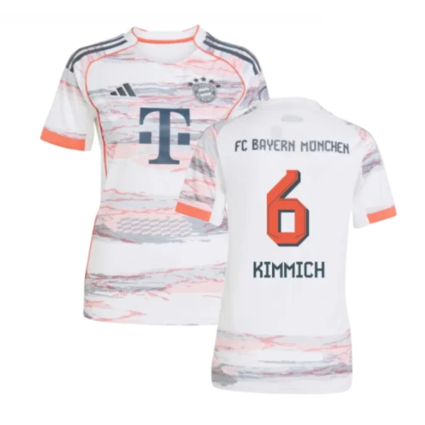 FC Bayern München Joshua Kimmich 6 Frauen Away Trikot 2025-2026