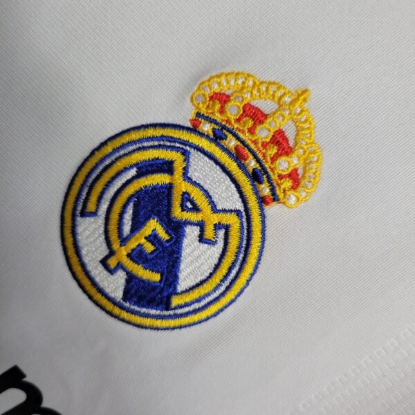 Real Madrid Retro Langarm Home Trikot 2009-2010 - Weiß