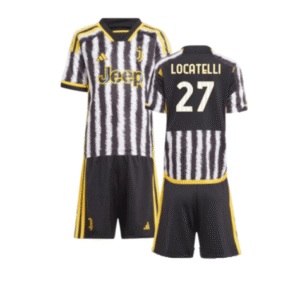 Juventus Manuel Locatelli 27 Heimtrikot Kinder Minikit 2023-2024