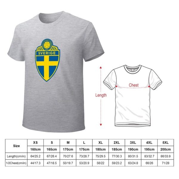 Schweden Stretch Slim Cneck Gildan Tee T-Shirt Herren