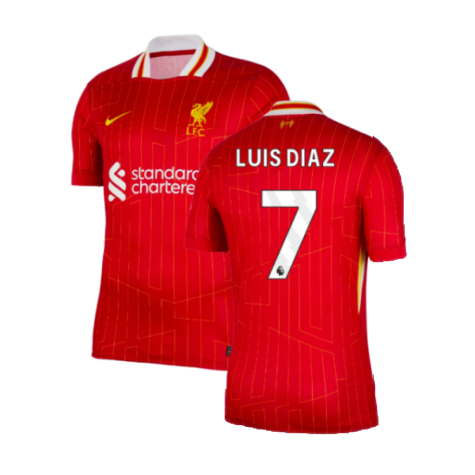 FC Liverpool Luis Diaz 7 Home Trikot 2024-2025