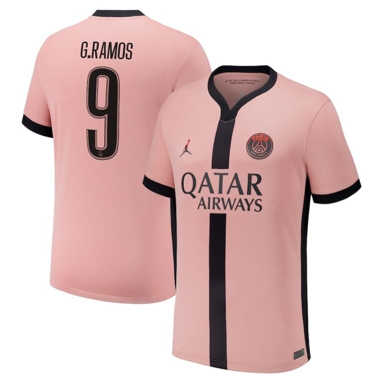 Paris Saint-Germain Gonçalo Ramos 9 Third Trikot 2024-2025
