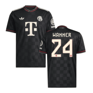 FC Bayern München Paul Wanner 24 Third Trikot 2025-2026