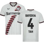 Bayer Leverkusen Jonathan Tah 4 Away Trikot 2023-2024