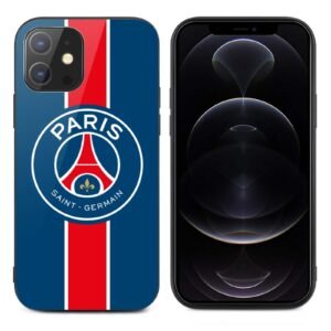 Paris Saint-Germain Stoßfest Glaskasten Handyhüllen & Cover Für IPhone 12