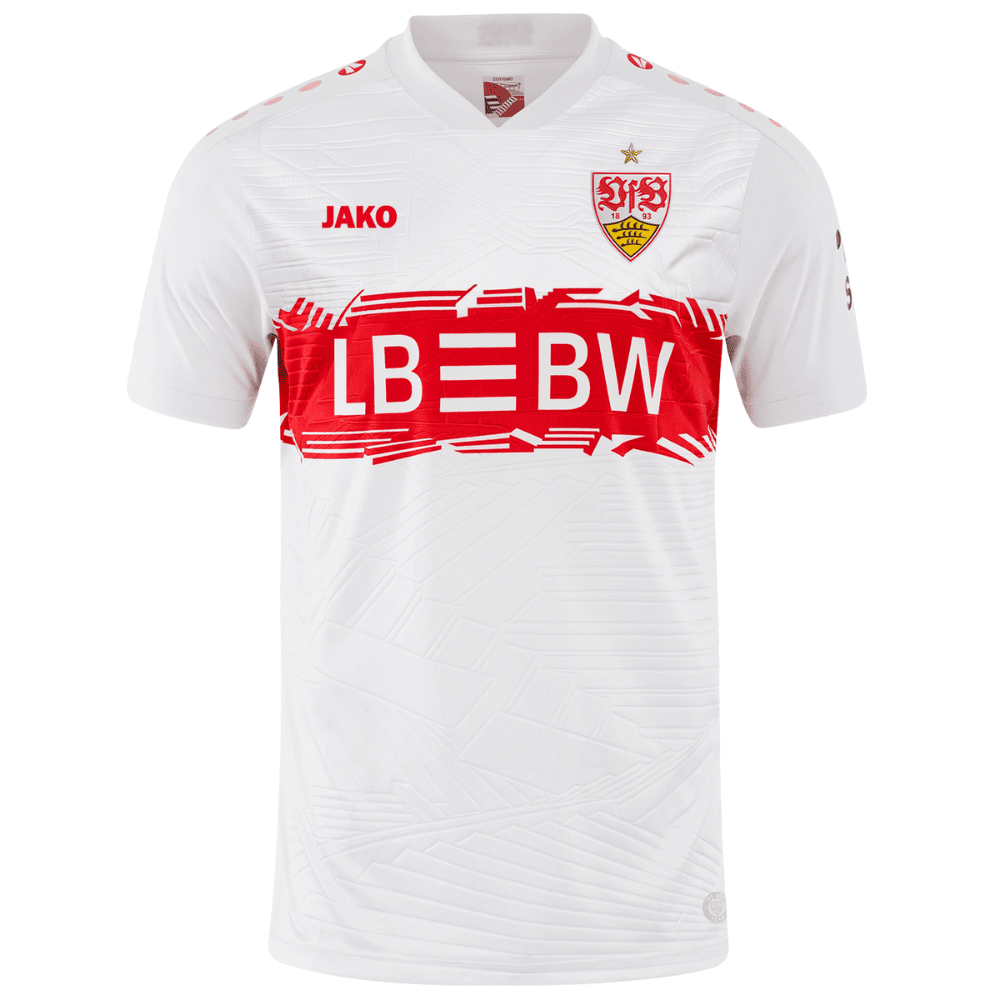 VfB Stuttgart Home Trikot 2025-2026 - Weiß VfB Stuttgart Home Trikot 2025-2026 - Weiß