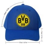 Unisex Borussia Dortmund Baseball Cap Verstellbar Reine Farbe Baseballkappe Mütze
