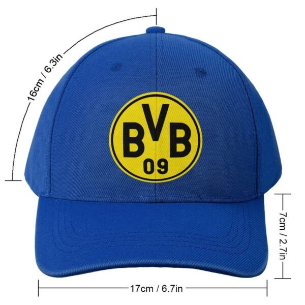 Unisex Borussia Dortmund Baseball Cap Verstellbar Reine Farbe Baseballkappe Mütze