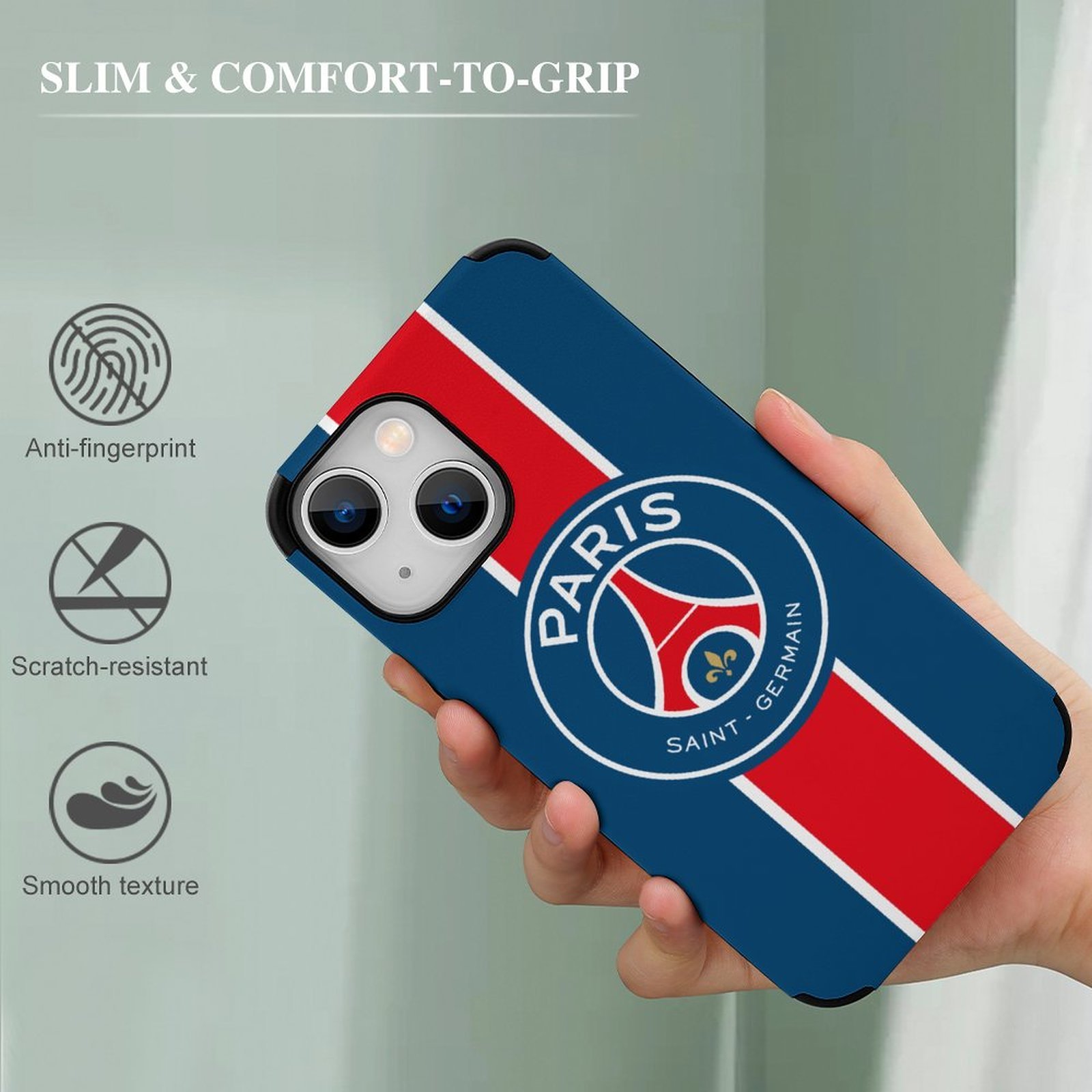Paris Saint-Germain Stoßfest Und Schützend Handyhüllen & Cover Für IPhone 13 Paris Saint-Germain Stoßfest Und Schützend Handyhüllen & Cover Für IPhone 13