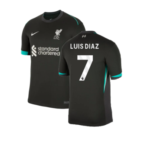FC Liverpool Luis Diaz 7 Away Trikot 2024-2025