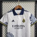 Real Madrid Chinesisch Drache Kinder Sondertrikot Mit Shorts - Weiß