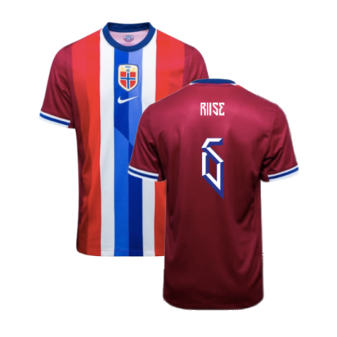 Norwegen John Arne Riise 6 Home Trikot 2024-2025