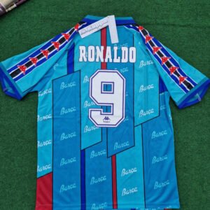 FC Barcelona Ronaldo 9 Away Retro Trikot 1996-1997