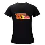 FC Union Berlin Damen Kurzarm Rundhals T-Shirt Casual Sommer Tops