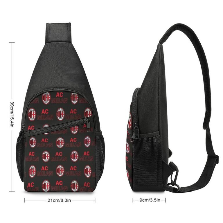 AC Mailand Crossbody Backpack Leichte Umhängetaschen Sling-Rucksack
