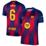 FC Barcelona Gavi 6 Home Trikot 2025-2026