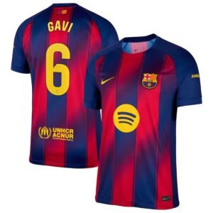 FC Barcelona Gavi 6 Home Trikot 2025-2026