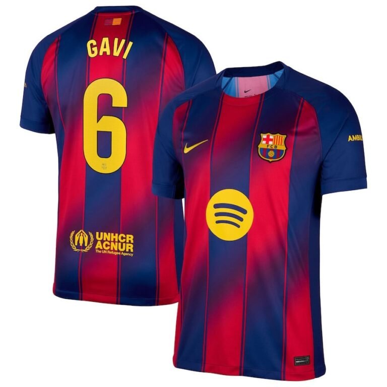 FC Barcelona Gavi 6 Home Trikot 2025-2026