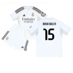 Real Madrid Arda Güler 15 Heimtrikot Kinder 2025-2026
