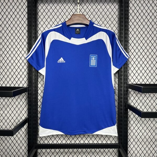 Griechenland Home Retro Trikot EM 2004 - Blau