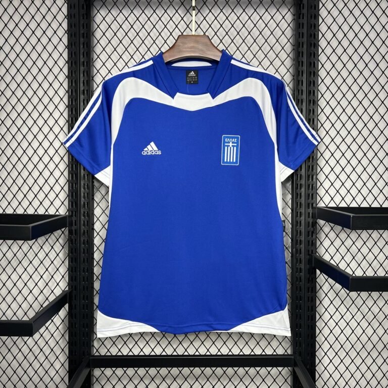 Griechenland Home Retro Trikot EM 2004 - Blau