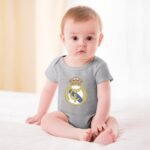Real Madrid Baby Bodysuit Strampler Schlafanzug Mit Kurzen Ärmeln