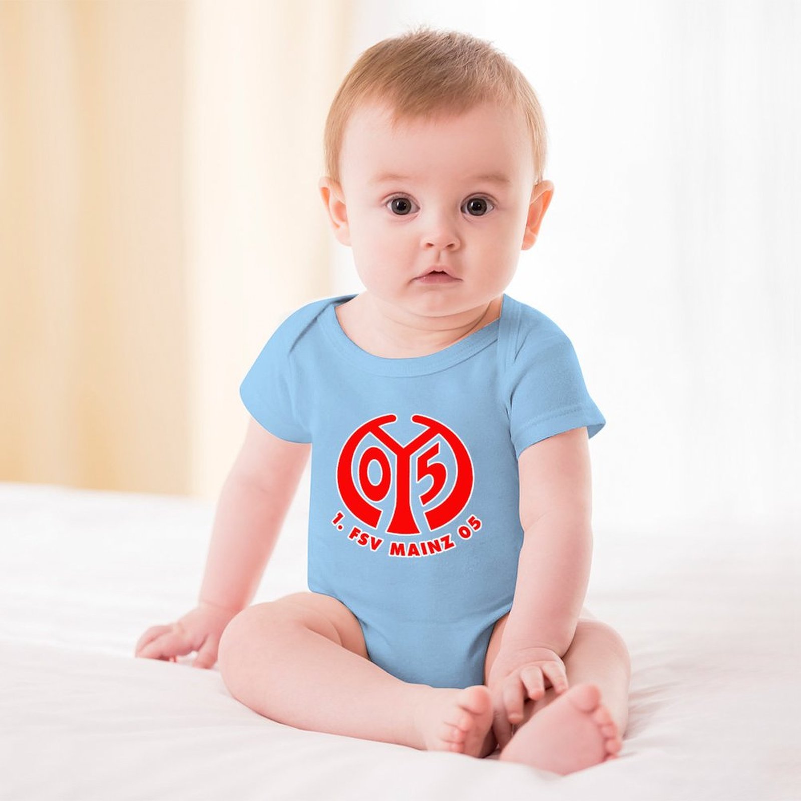 Mainz 05 Berlin Baby Bodysuit Strampler Schlafanzug Mit Kurzen Ärmeln Mainz 05 Berlin Baby Bodysuit Strampler Schlafanzug Mit Kurzen Ärmeln