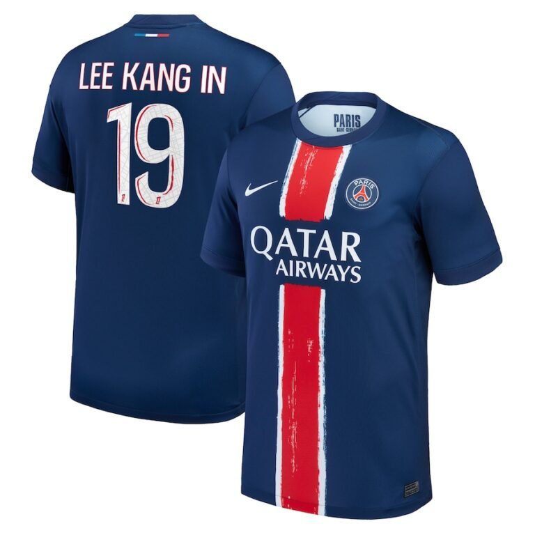 Paris Saint-Germain Lee Kang In 19 Home Trikot 2024-2025