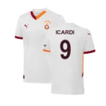 Galatasaray Mauro Icardi 9 Away Trikot 2024-2025