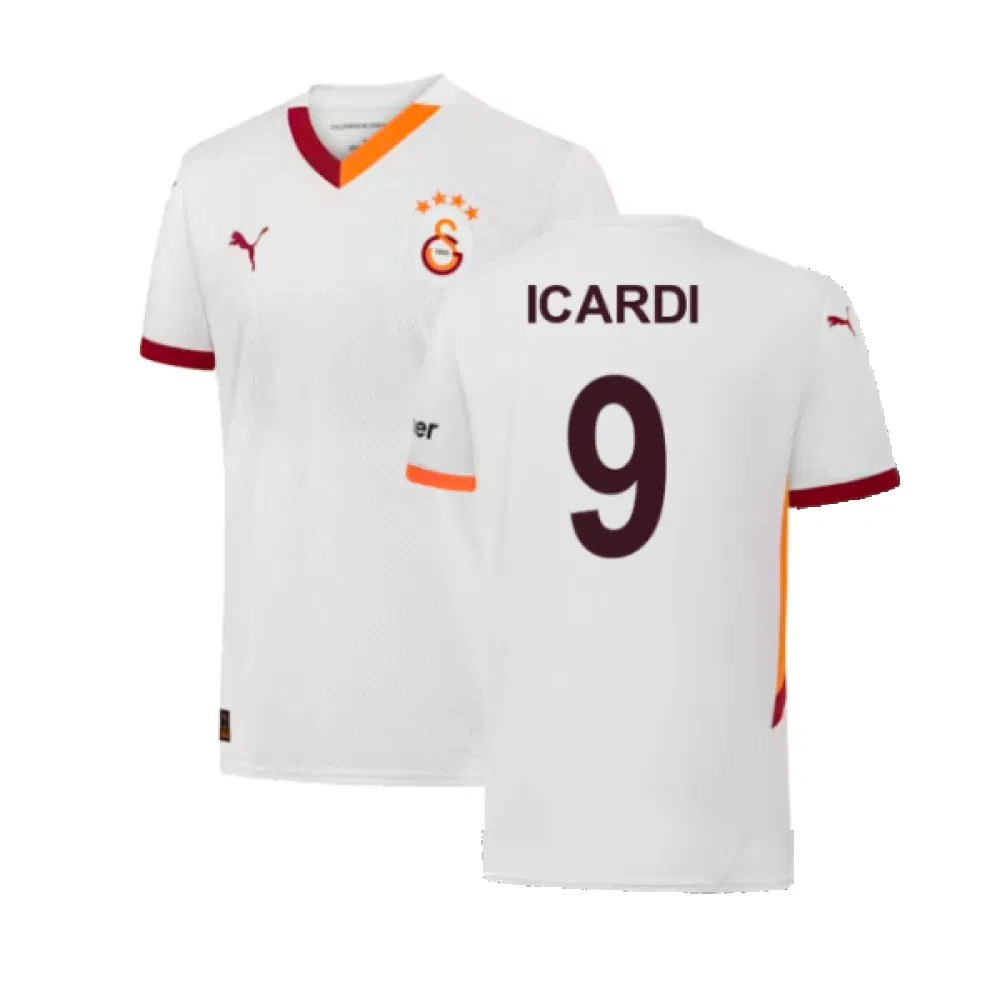 Galatasaray Mauro Icardi 9 Away Trikot 2024-2025 Galatasaray Mauro Icardi 9 Away Trikot 2024-2025