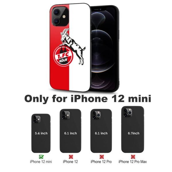 FC Köln Stoßfest Glaskasten Handyhüllen & Cover Für IPhone 12