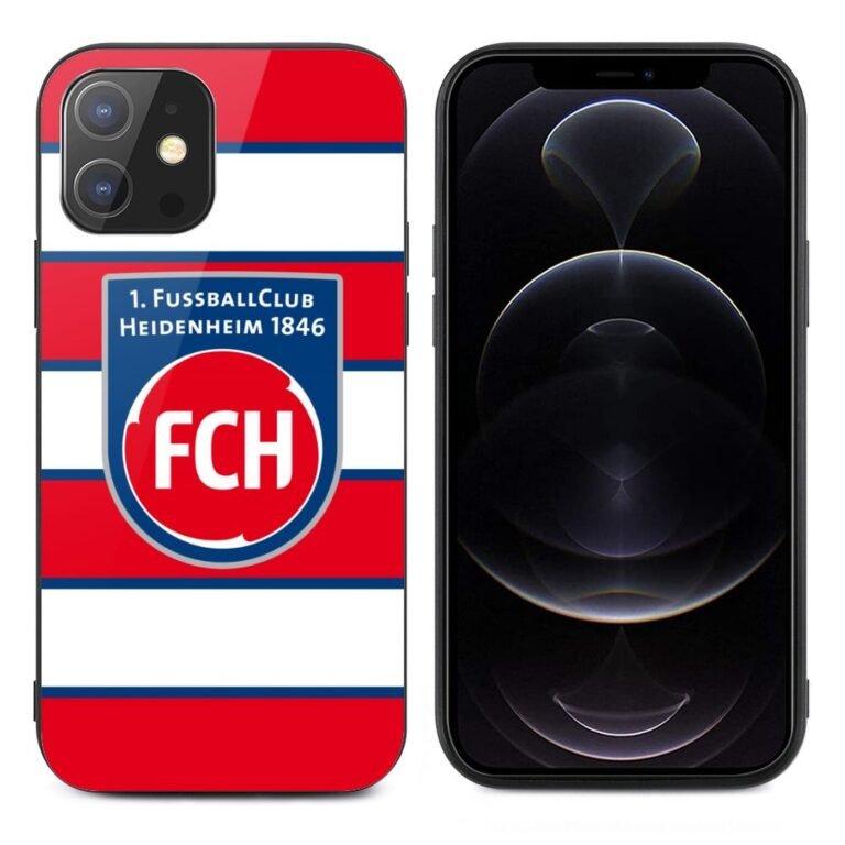 FC Heidenheim Stoßfest Glaskasten Handyhüllen & Cover Für IPhone 12
