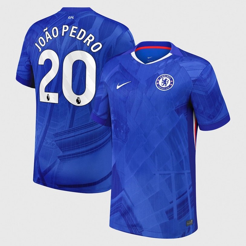 Chelsea João Pedro 20 Home Trikot 2025-2026 Chelsea João Pedro 20 Home Trikot 2025-2026