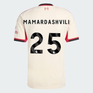 FC Liverpool Giorgi Mamardashvili 25 Away Trikot 2025-2026