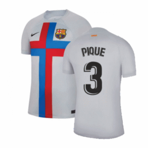 FC Barcelona Gerard Pique 3 UCL Third Trikot 2022-2023