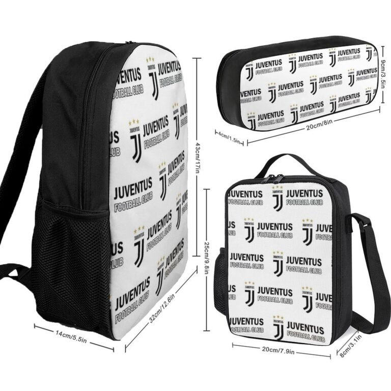 Juventus FC Student Schulranzen Lunchbag Stifttasche Kombination