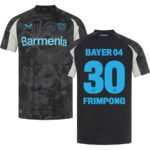 Bayer Leverkusen Jeremie Frimpong 30 Third Trikot 2024-2025