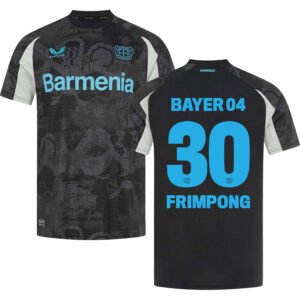 Bayer Leverkusen Jeremie Frimpong 30 Third Trikot 2024-2025