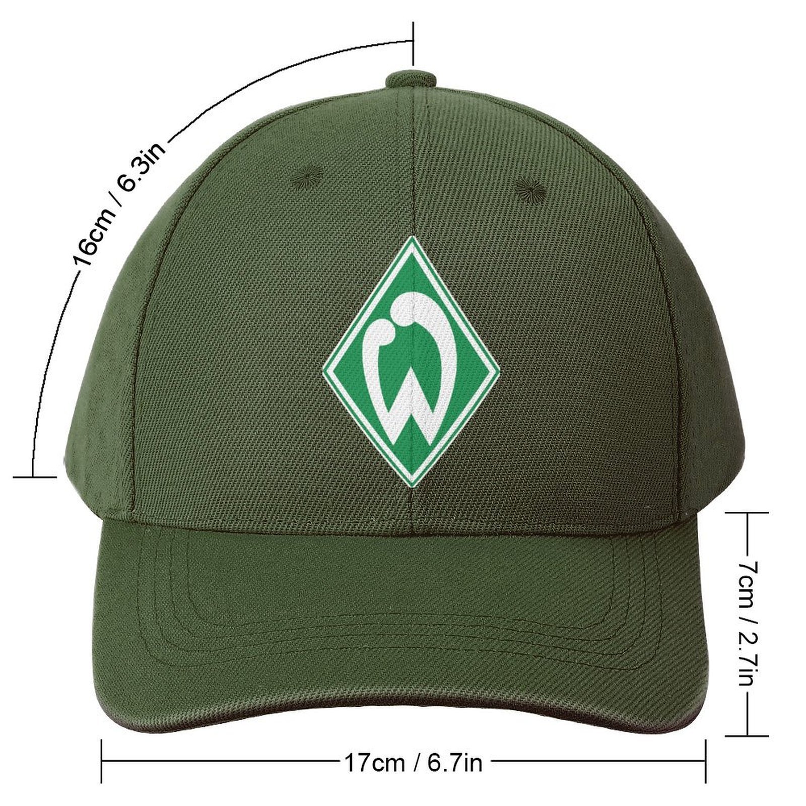 Unisex Werder Bremen Baseball Cap Verstellbar Reine Farbe Baseballkappe Mütze Unisex Werder Bremen Baseball Cap Verstellbar Reine Farbe Baseballkappe Mütze