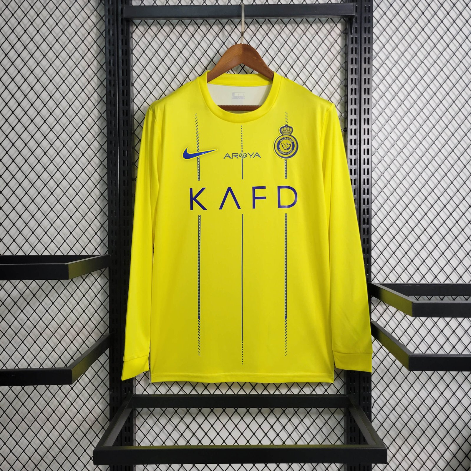 Al Nassr Langarm Home Trikot 2023-2024 Al Nassr Langarm Home Trikot 2023-2024