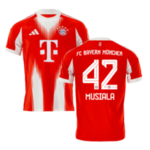 FC Bayern München Jamal Musiala 42 Home Trikot 2025-2026
