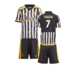 Juventus Federico Chiesa 7 Heimtrikot Kinder Minikit 2023-2024