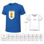 Uruguay Stretch Slim Cneck Gildan Tee T-Shirt Herren