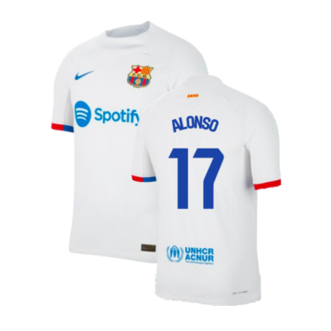 FC Barcelona Marcos Alonso 17 Away Trikot 2023-2024