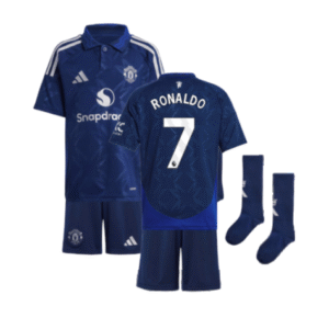 Manchester United Cristiano Ronaldo 7 Auswärtstrikot Kinder Mini Kit 2024-2025