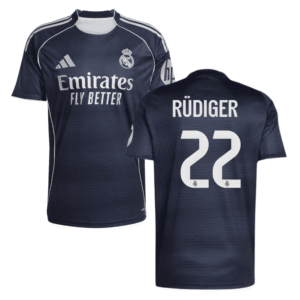 Real Madrid Antonio Rüdiger 22 Away Trikot 2025-2026