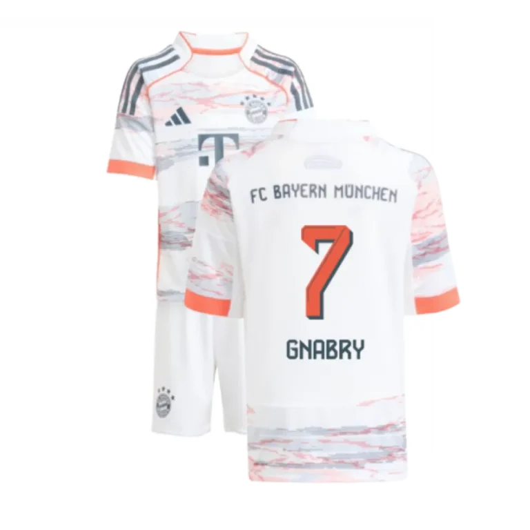 Bayern München Serge Gnabry 7 Auswärtstrikot Kinder 2025-2026