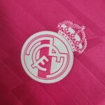 Real Madrid Retro Langarm Away Trikot 2014-2015 - Rosa