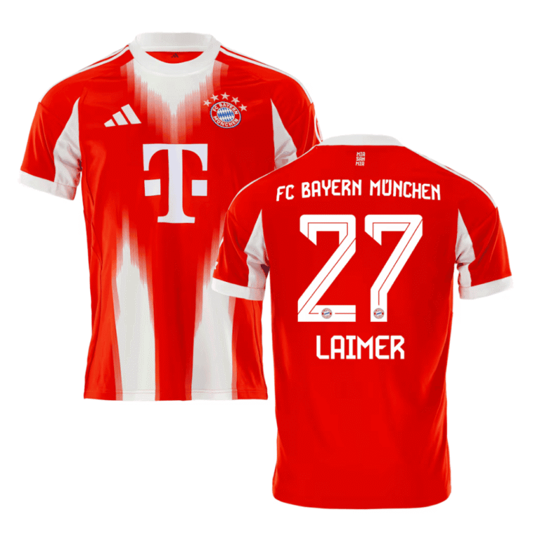 FC Bayern München Konrad Laimer 27 Home Trikot 2025-2026