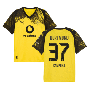 Borussia Dortmund Cole Campbell 37 Home Trikot 2025-2026